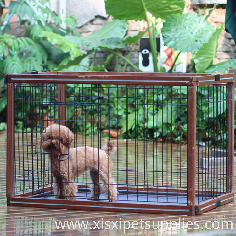 Serviceable Folding Expandable Main dog wooden fence Gate